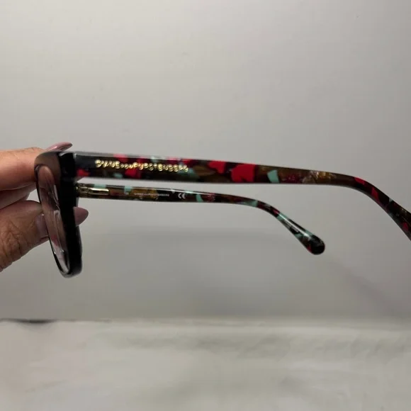 Diane Von Furstenberg Multicolor Patterned Glasses - Picture 4 of 9